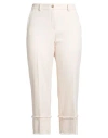Seductive Woman Pants Light Pink Size 16 Cotton, Polyester, Elastane In Neutral
