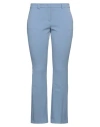 Seductive Woman Pants Pastel Blue Size 10 Polyester, Viscose, Cotton, Elastane