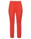 Seductive Woman Pants Red Size 8 Cotton, Elastane
