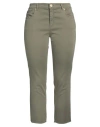 Seductive Woman Pants Sage Green Size 14 Lyocell, Modal, Cotton, Elastomultiester, Elastane In Sage Green