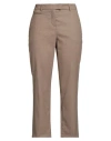 Seductive Woman Pants Sand Size 8 Wool, Polyester, Viscose, Elastane In Sand