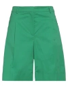 Seductive Woman Shorts & Bermuda Shorts Green Size 14 Cotton, Elastane