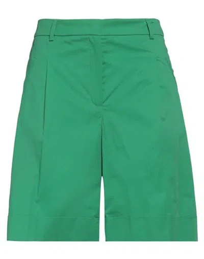 Seductive Woman Shorts & Bermuda Shorts Green Size 14 Cotton, Elastane