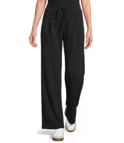See And Be Seen Coordinating Knit Full Length Pants In Black
