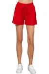 See And Be Seen Hamptons Textured Short In Red