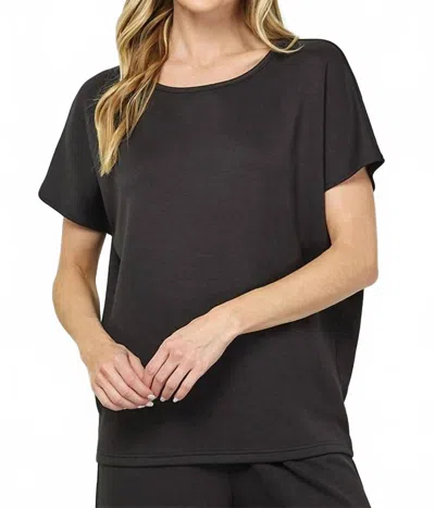 See And Be Seen Maddie Loungewear Set In Black