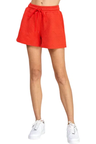 See And Be Seen Make A Choice Shorts In Red