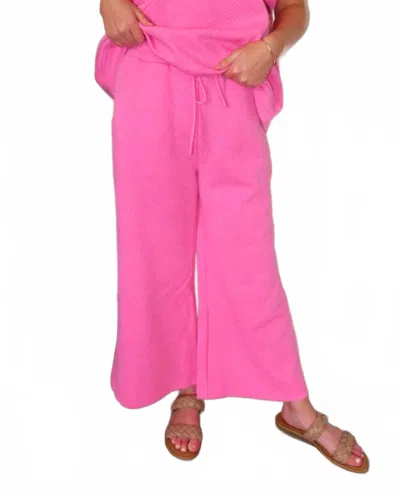 See And Be Seen Rae Lounge Pants In Pink