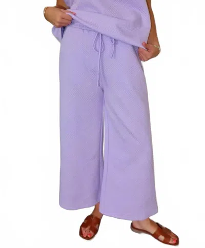 See And Be Seen Rae Lounge Pants In Purple