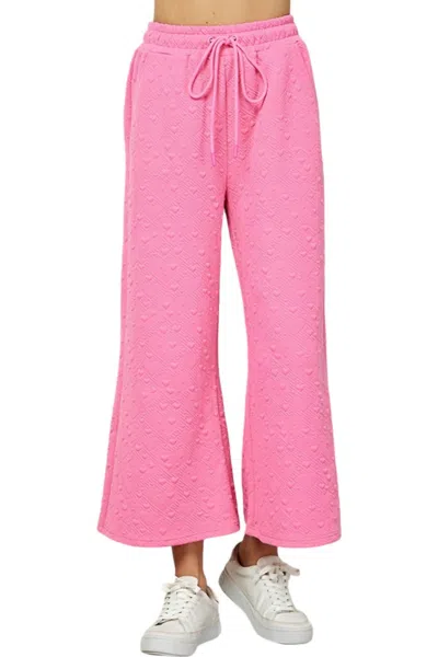 See And Be Seen Sweet Anticipation Crop Pants In Pink
