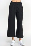 See And Be Seen Vail Quilted Pants In Black In Black