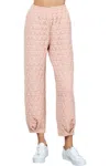 See And Be Seen Where Are You Jogger Pants In Blush In Gold