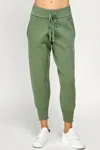 See And Be Seen Women's Textured Joggers In Green In Green