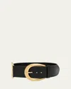 See By Chloé Anita Leather Belt In Black
