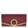 See By Chloé See By Chloe Aura Long Leather Flap Wallet In Pink