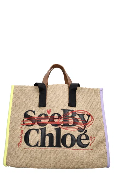 See By Chloé See By Chloe' Bags.. Beige In Beige Chari