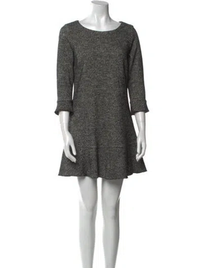 Pre-owned See By Chloé Bateau Neckline Mini Dress In Black