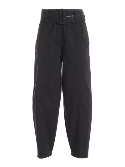 See By Chloé Belt Pants In Black In Negro