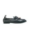 See By Chloé Black Calfskin Slip-on Loafers In Black