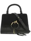 SEE BY CHLOÉ SEE BY CHLOÉ BLACK LEATHER BAG