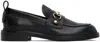 See By Chloé Black Signature 1 Loafers In 999-black