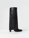 See By Chloé Melia High Heels Boots In Black Leather In Schwarz