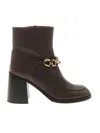 See By Chloé Mahe Ankle Boots In Brown In Marrón
