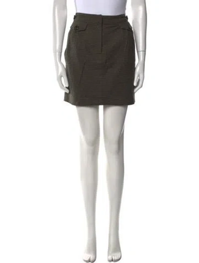 Pre-owned See By Chloé Braided Accents Mini Skirt In Blue