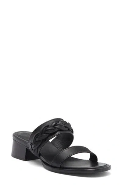 See By Chloé Braided Slide Sandal In Nero 999 Nero