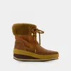 See By Chloé Stiefeletten Aus Braunem Leder In Brown