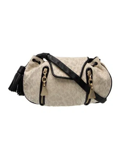 Pre-owned See By Chloé Canvas Messenger Bag In Neutral