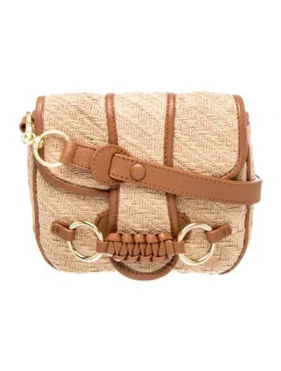 Pre-owned See By Chloé Canvas Shoulder Bag In Brown