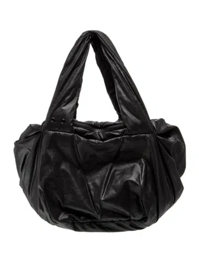 Pre-owned See By Chloé Canvas Top Handle Bag In Black