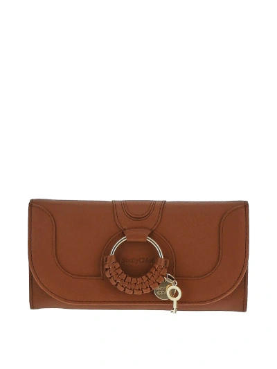 See By Chloé Leather Wallet In Brown