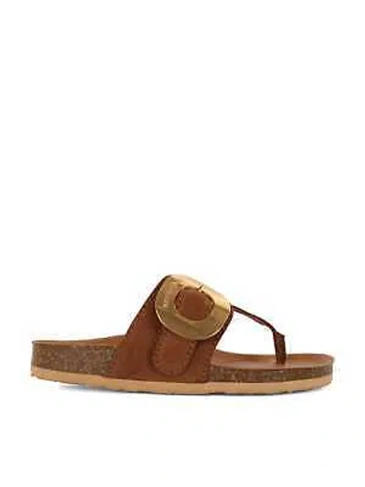 Pre-owned See By Chloé Chany Fussbett Sandals In Brown