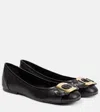 See By Chloé Chany Leather Ballet Flats In Black