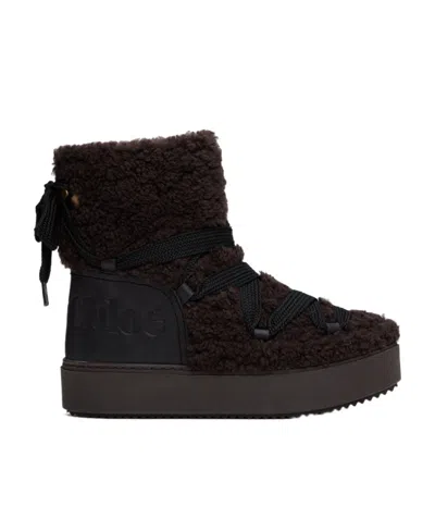 See By Chloé Charlee Short Boots In Black