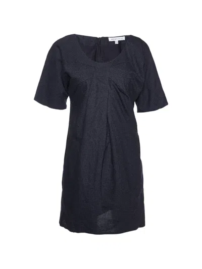 Pre-owned See By Chloé Checked Shift Dress In Gray