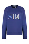 See By Chloé Cotton Crew-neck Sweatshirt In Purple