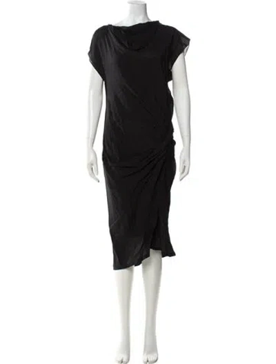 Pre-owned See By Chloé Cowl Neck Midi Length Dress In Multi
