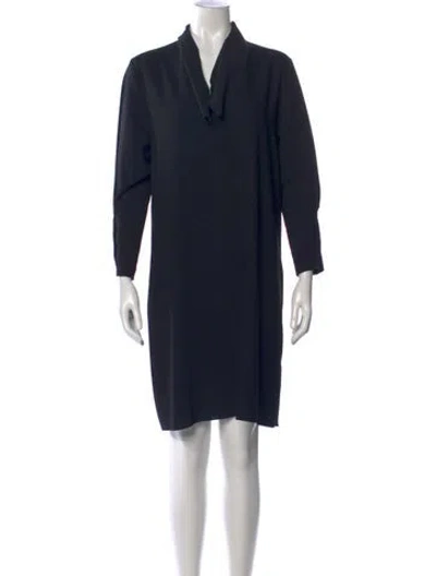 Pre-owned See By Chloé Cowl Neck Mini Dress In Black