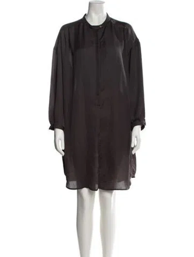 Pre-owned See By Chloé Crew Neck Knee-length Dress In Brown