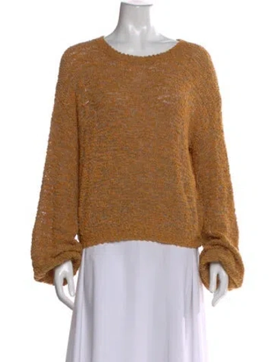 Pre-owned See By Chloé Crew Neck Long Sleeve Top In Neutral