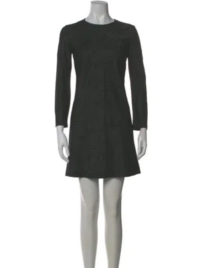 Pre-owned See By Chloé Crew Neck Mini Dress In Black