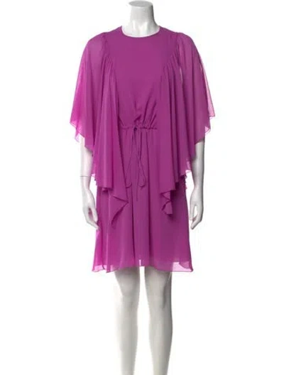 Pre-owned See By Chloé Crew Neck Mini Dress W/ Tags In Purple