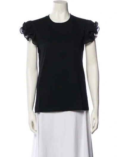 Pre-owned See By Chloé Crew Neck Short Sleeve T-shirt In Blue