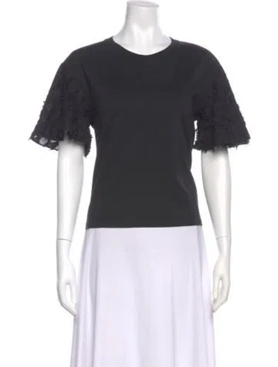 Pre-owned See By Chloé Crew Neck Short Sleeve T-shirt In Gray