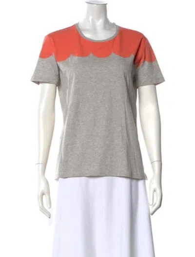 Pre-owned See By Chloé Crew Neck Short Sleeve T-shirt In Gray