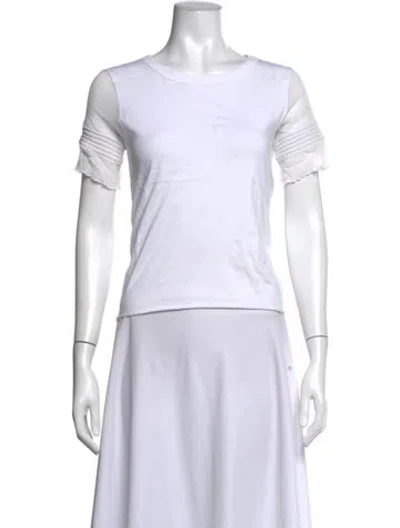 Pre-owned See By Chloé Crew Neck Short Sleeve T-shirt In Neutrals