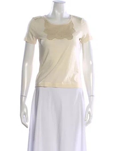 Pre-owned See By Chloé Crew Neck Short Sleeve T-shirt W/ Tags In Neutral